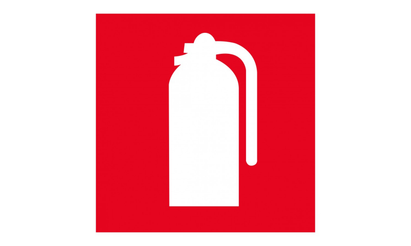 Apli PVC Self-adhesive Pictogram sign, Fire Extinguisher, Retail Hangpack