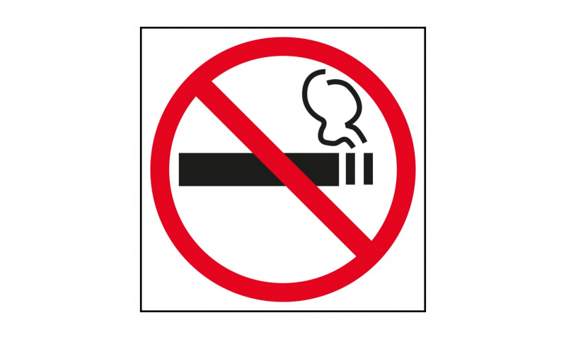 Apli PVC Self-adhesive Pictogram sign, No Smoking - Retail Hangpack