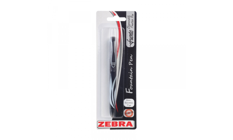 Zebra FUENTE Fountain Pen Carded Black