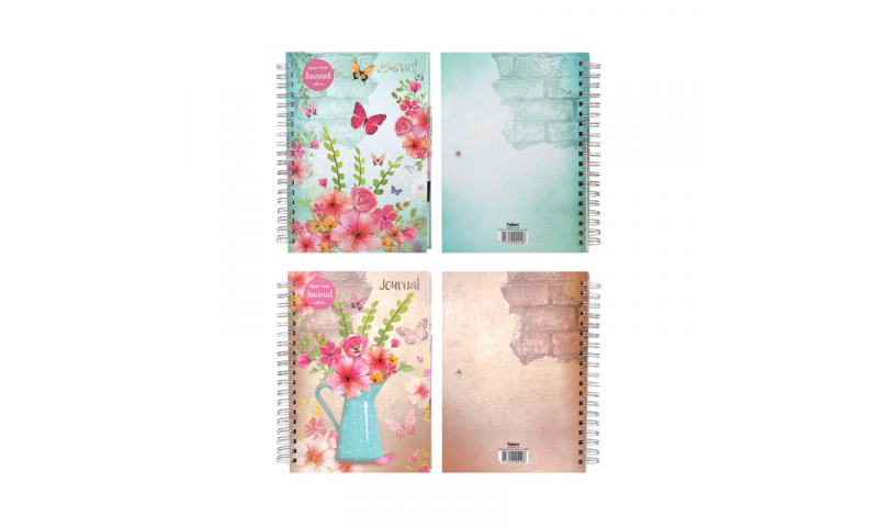 Just to Say A4 Wiro Journal Notebook with Pen, Cream 100g Pages   (NEW)