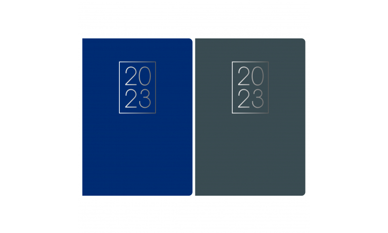 2023 A5 WTV Diary, Rounded Corners, Bold Foiled Date, 2 Asstd