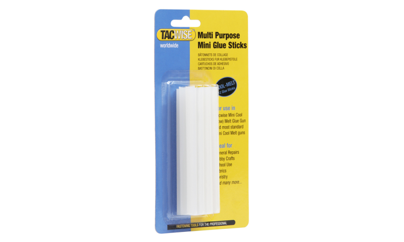 Rapesco Tacwise 7.4 x 100mm Low Melt Glue Sticks - Pack of 12