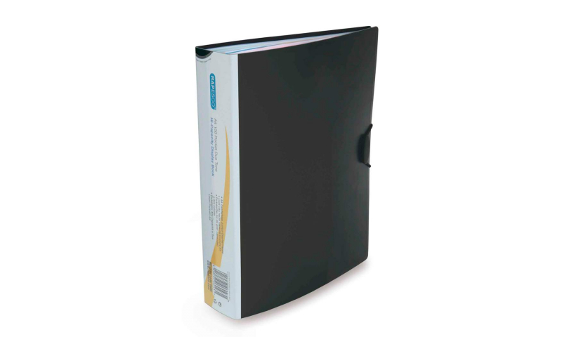 Rapesco 100 Pocket P/P Display Book with elastic closure.