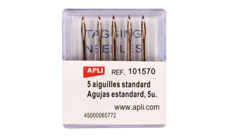Apli Set of 5 Spare Needles for Apli & Other STD Taggers