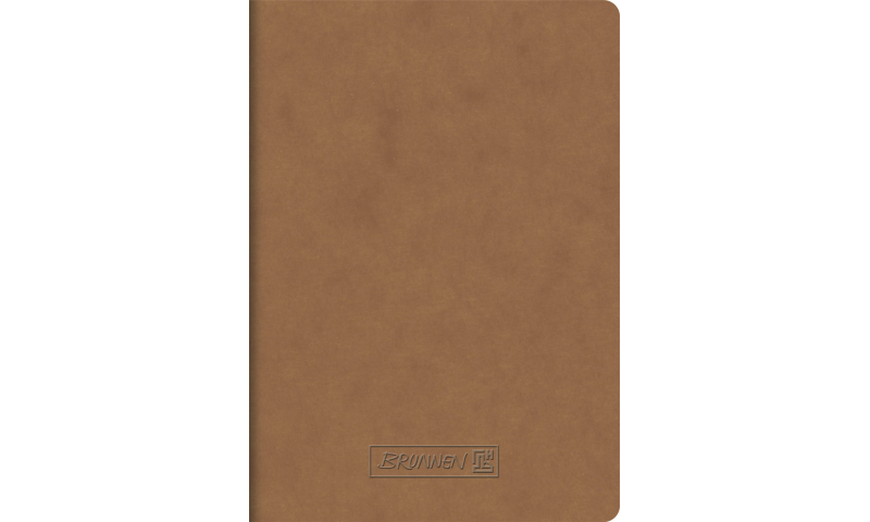 Brunnen Premium A6 Notebook, 90gsm Ruled paper, 80 pages. 2 colours to choose.