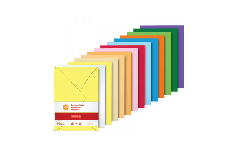 Brunnen C5 Envelopes 80gsm - Pk 10 - Yellow