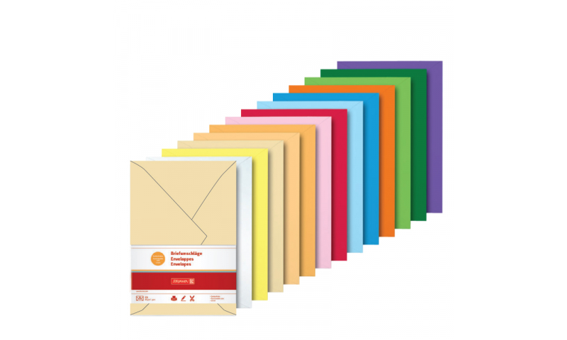 Brunnen C5 Envelopes 80gsm - Pk 10 - Chamois