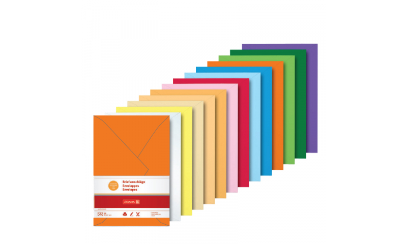 Brunnen C5 Envelopes 80gsm - Pk 10 - Orange