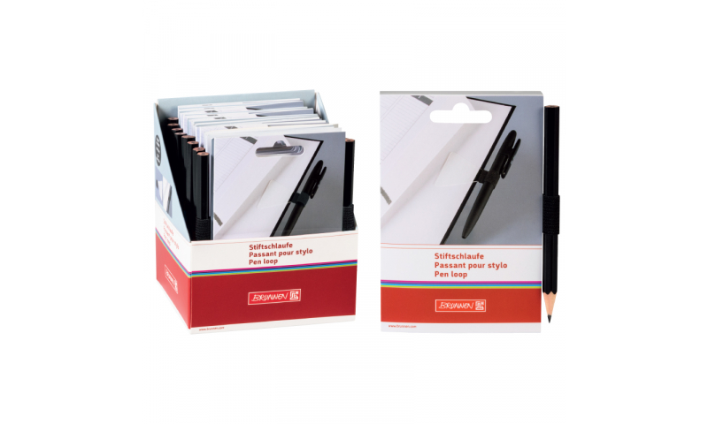 Brunnen Adhesive Elastic Notebook Loop with Pencil included