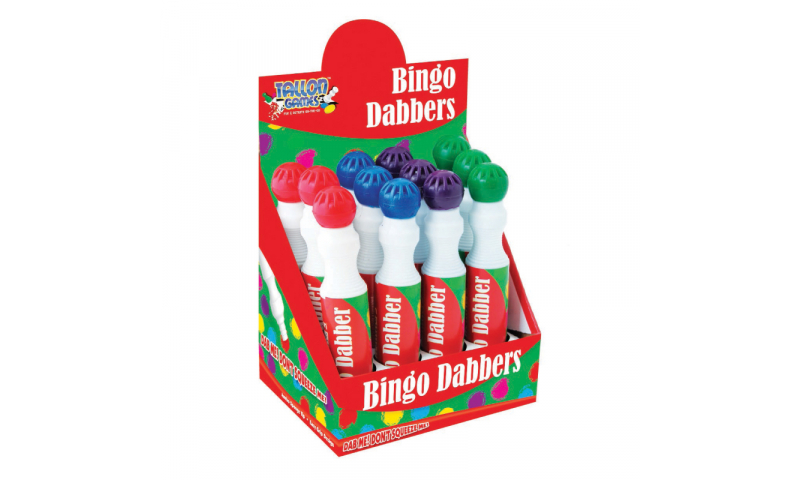 Large Bingo Dabber Sponge Pens, 4 Asstd