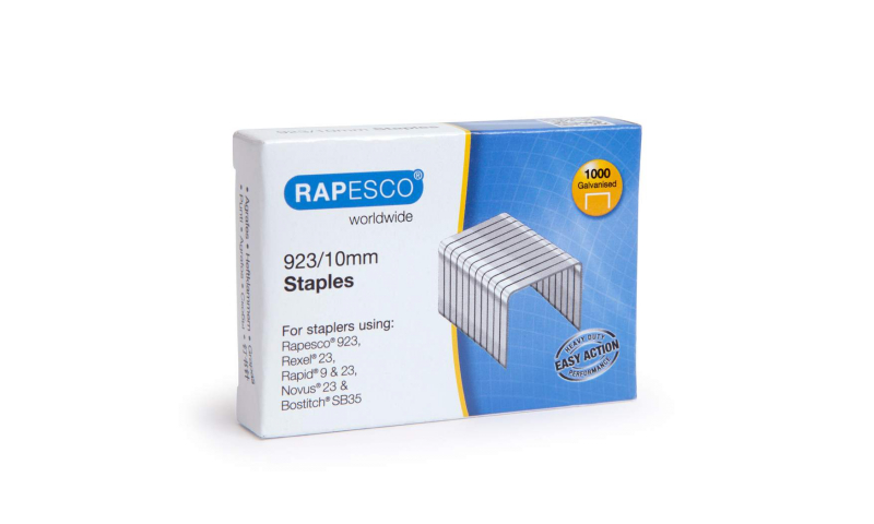 Rapesco 923/10 Heavy Duty Staples, Box 1000