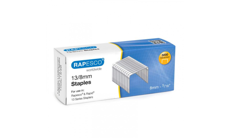 Rapesco 13/8mm Tacker staples x 5000