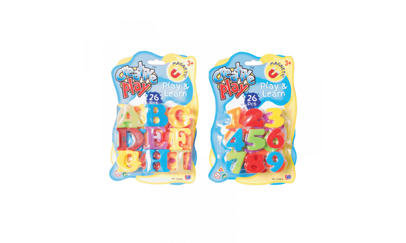 Novelty Magnetic Letters and Numbers Set Asstd (New Lower price for 2021)