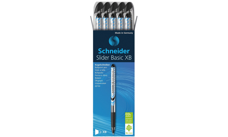 Schneider Slider Basic XB Ballpen, CO2 Neutral Production, 9 Colours Available