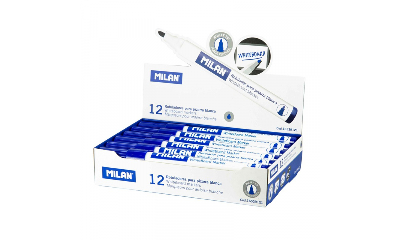 Milan Drywipe Markers, Large Bullet Point - 4 Colours to choose