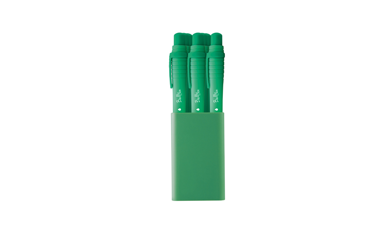 Milan Sway Rubber Touch Ballpen Display Box - Green  (New Lower Price for 2022)