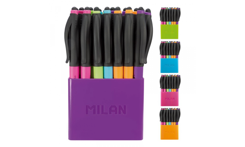 Milan P1 Touch Stylus & Ballpen 5 Asstd Colours in CDU Display