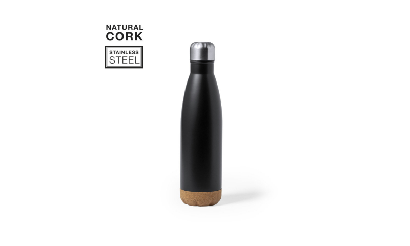 MOOD 750ml Stainless Steel Bottle with Cork Base