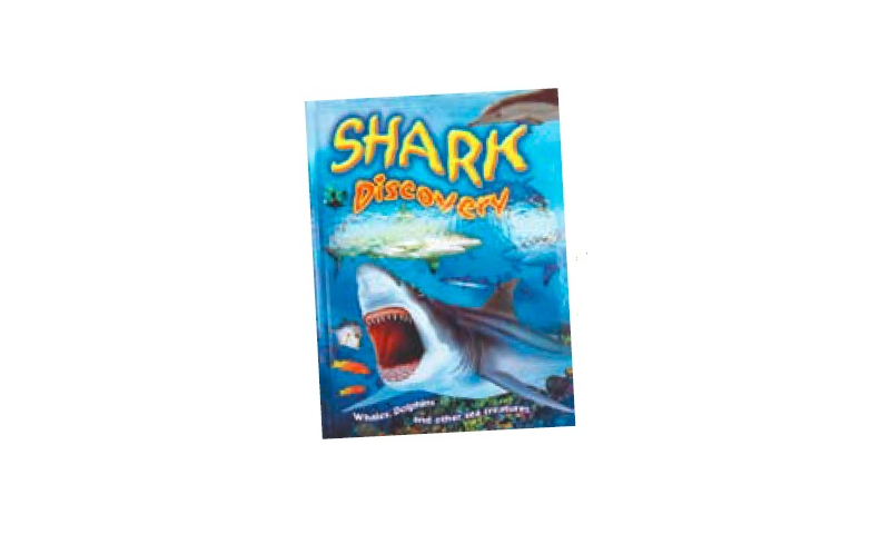 Shark Discovery Large Hardback Book, 277 x 210mm, 32 Descriptive pages: On Special Offer