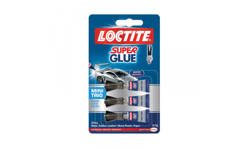 Loctite Super Glue Gel, Mini Trio 3pk Carded