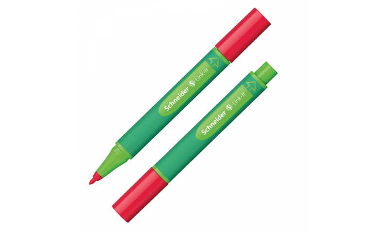 Schneider Link-it ECO Biodegradable Fibre Tip Pen Black. (Clicks together with any other Link-it pen or Fineliner) 16 Colours to select.