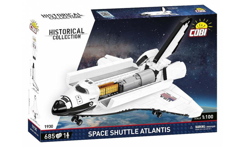 NASA Atlantis Shuttle Brix model set, 685 pc