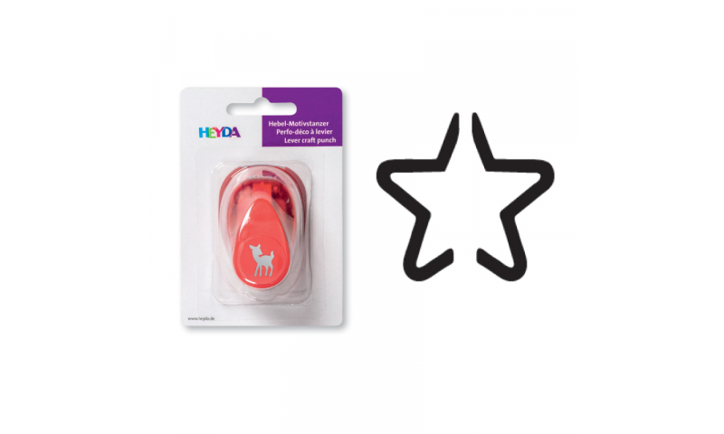Heyda Lever Craft Punches, 3D Pop Up Star Motif