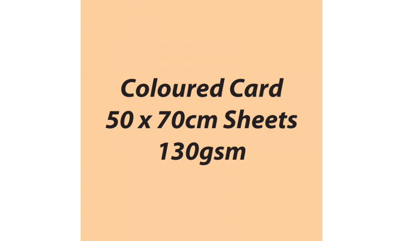 Heyda 100% Recycled Coloured Card  50x70mm 130 gsm barcoded 30 sh-Beige