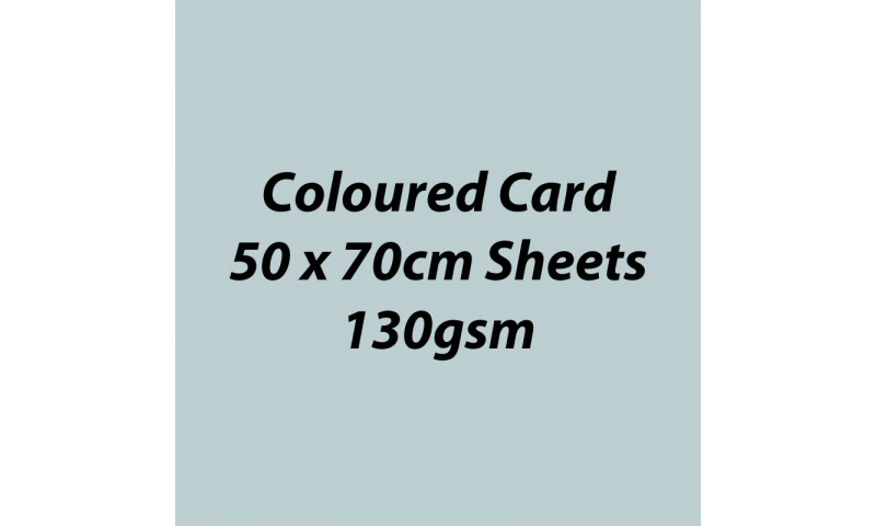 Heyda 100% Recycled Coloured Card  50x70mm 130 gsm barcoded 30 sh-Light Grey