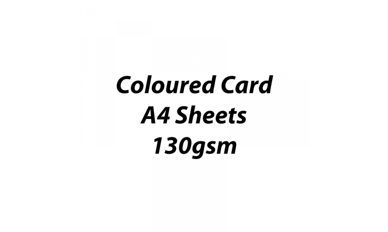Heyda 100% Recycled Coloured Card  A4 130 gsm barcoded 100 sheets-White (New Lower Price for 2022)