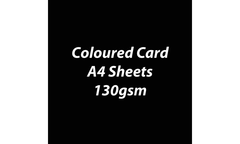 Heyda 100% Recycled Coloured Card  A4 130 gsm barcoded 100 sheets-Black