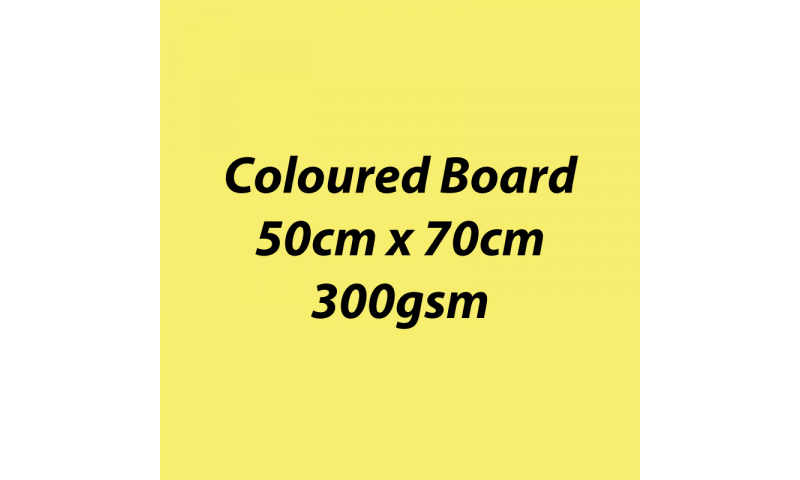 Heyda 100% Recycled Coloured Card  50x70mm 300 gsm barcoded 10 sh- Lemon (New Lower Price for 2021)