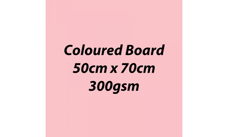 Heyda 100% Recycled Coloured Card  50x70mm 300 gsm barcoded 10 sh- Light Rose