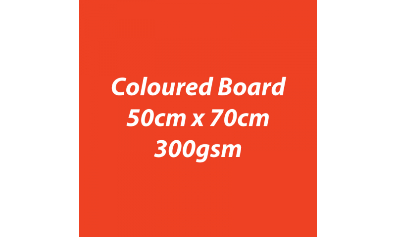 Heyda 100% Recycled Coloured Card  50x70mm 300 gsm barcoded 10 sh- Light Red