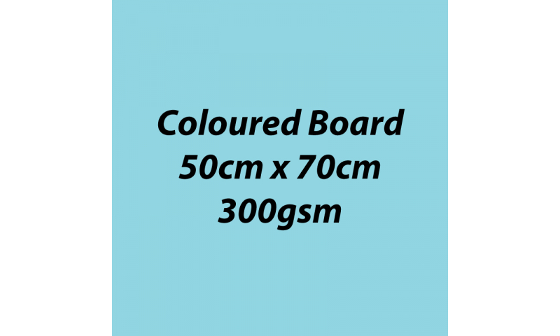 Heyda 100% Recycled Coloured Card  50x70mm 300 gsm barcoded 10 sh- Light Blue (New Lower Price for 2021)