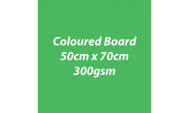Heyda 100% Recycled Coloured Card  50x70mm 300 gsm barcoded 10 sh- Green