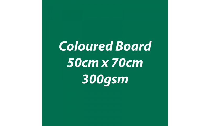 Heyda 100% Recycled Coloured Card  50x70mm 300 gsm barcoded 10 sh- Dark Green (New Lower Price for 2021)