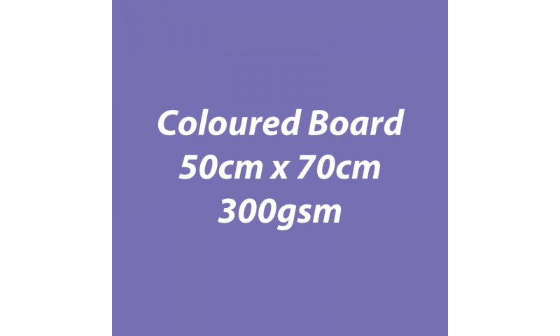 Heyda 100% Recycled Coloured Card  50x70mm 300 gsm barcoded 10 sh- Lilac