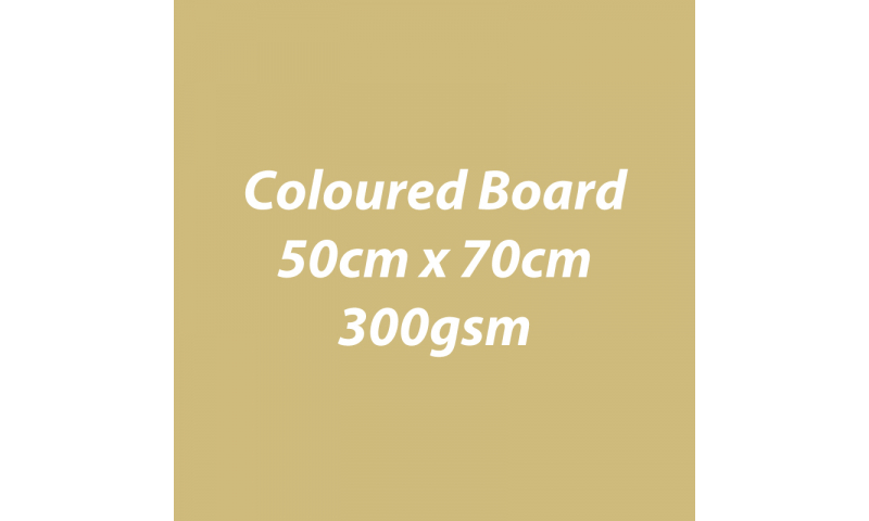 Heyda 100% Recycled Coloured Card  50x70mm 300 gsm barcoded 30 sh-Matt Gold