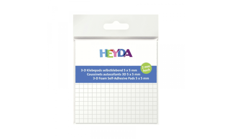 Heyda Craft mini adhesive pads 5x5x2mm pack of 361 pads
