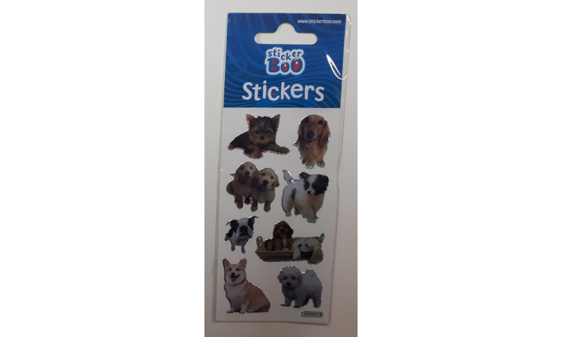 Starpak Dogs Foil Sticker Sheets, 3 Asstd