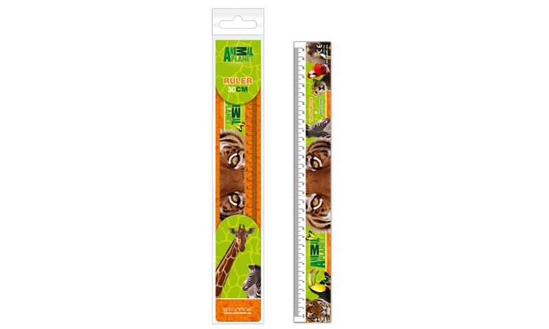 Animal Planet 30cm/12 Acrylic Ruler Hangpacked (New Lower Price for 2022)