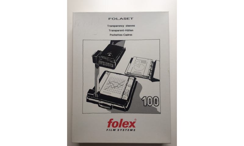 Folex Folaset OHP Holders Flipframes With Side Extensions, 100pk