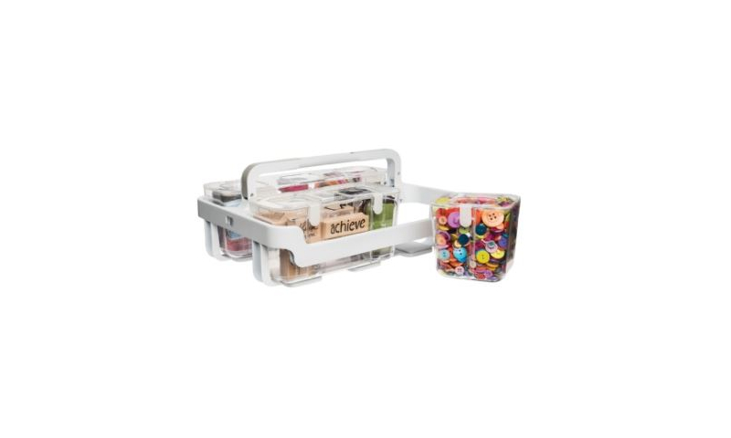 Deflecto Craft Expandable Multi Storage System, Carry Handles