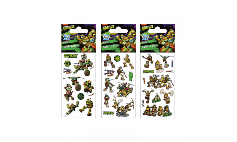 Starpak Ninja Turtles Sticker Sheet 3 Asstd