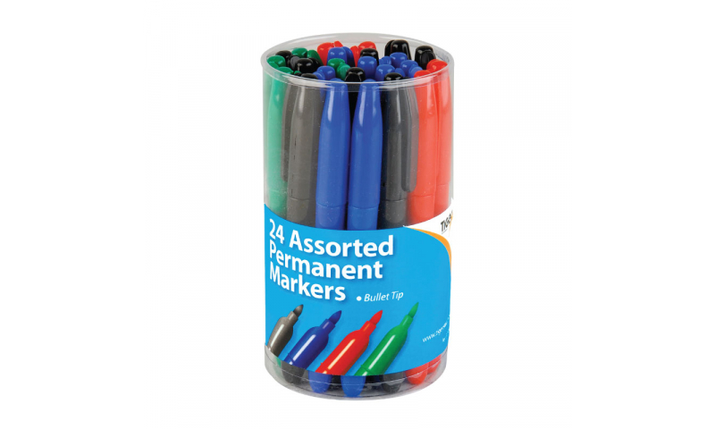 Tiger Sharpie Style Slim Permanent Markers, Asstd (New Lower Price for 2022)