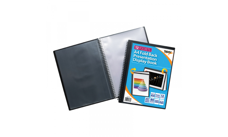 Tiger ECO A2 10 Pocket Presentation Display Book. (New Lower price for 2022)