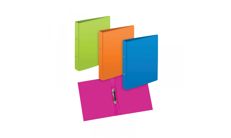 Tiger ECO A4 Primary Colours 2 Ring Binder 25mm asstd.
