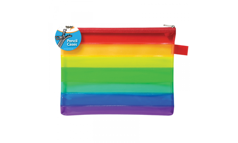 Tiger A5 Large Rainbow Pencil Case (New Lower Price for 2022)