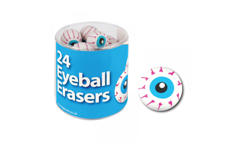 Tiger Fun Eyeball Erasers, Display Tubbed
